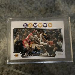 2008 Topps Kobe Bryant & Lebron James 