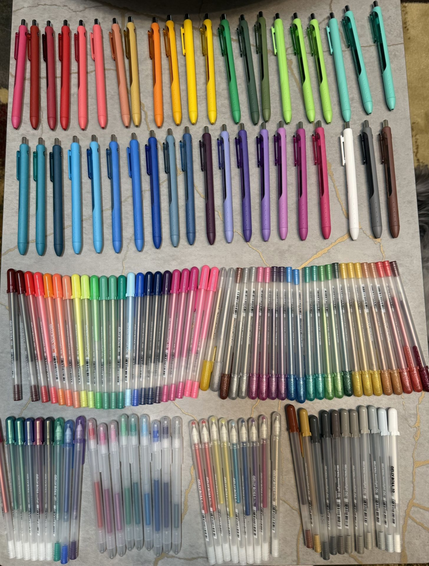 HUGE Colored Gel Pen Set