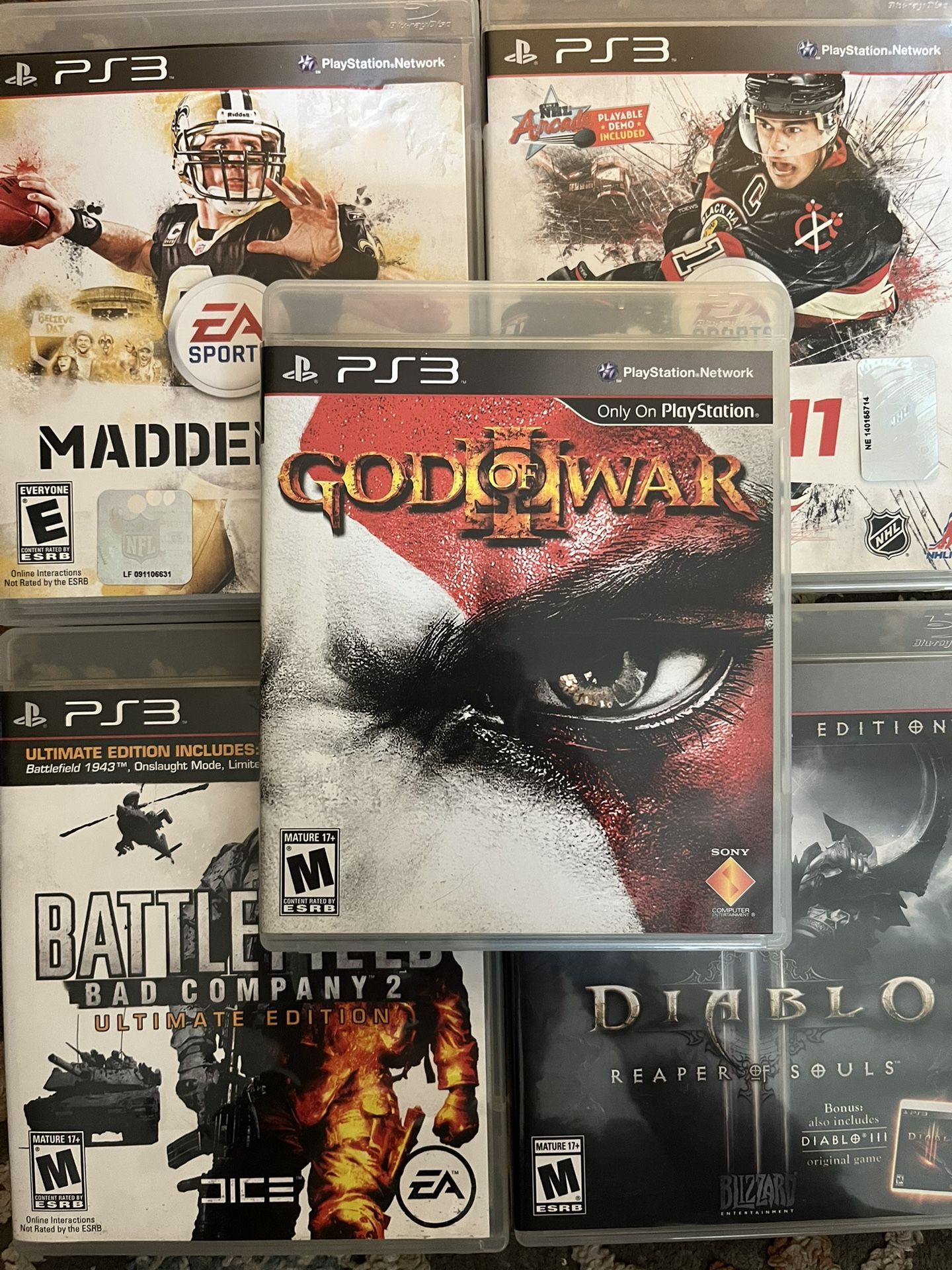 5 Ps3 Games