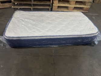New Twin Size Mattress, 12” Mattress with Individual Springs, Soft Feeling, Fully Expanded