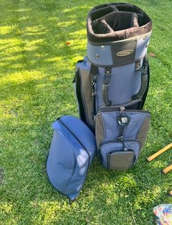 Golf Bag Cart with Accessories
