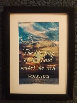INSPIRATIONAL "BLESSING OF THE LORD" PICTURE