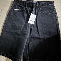 Supreme SS24 Nike Denim Shorts Black 