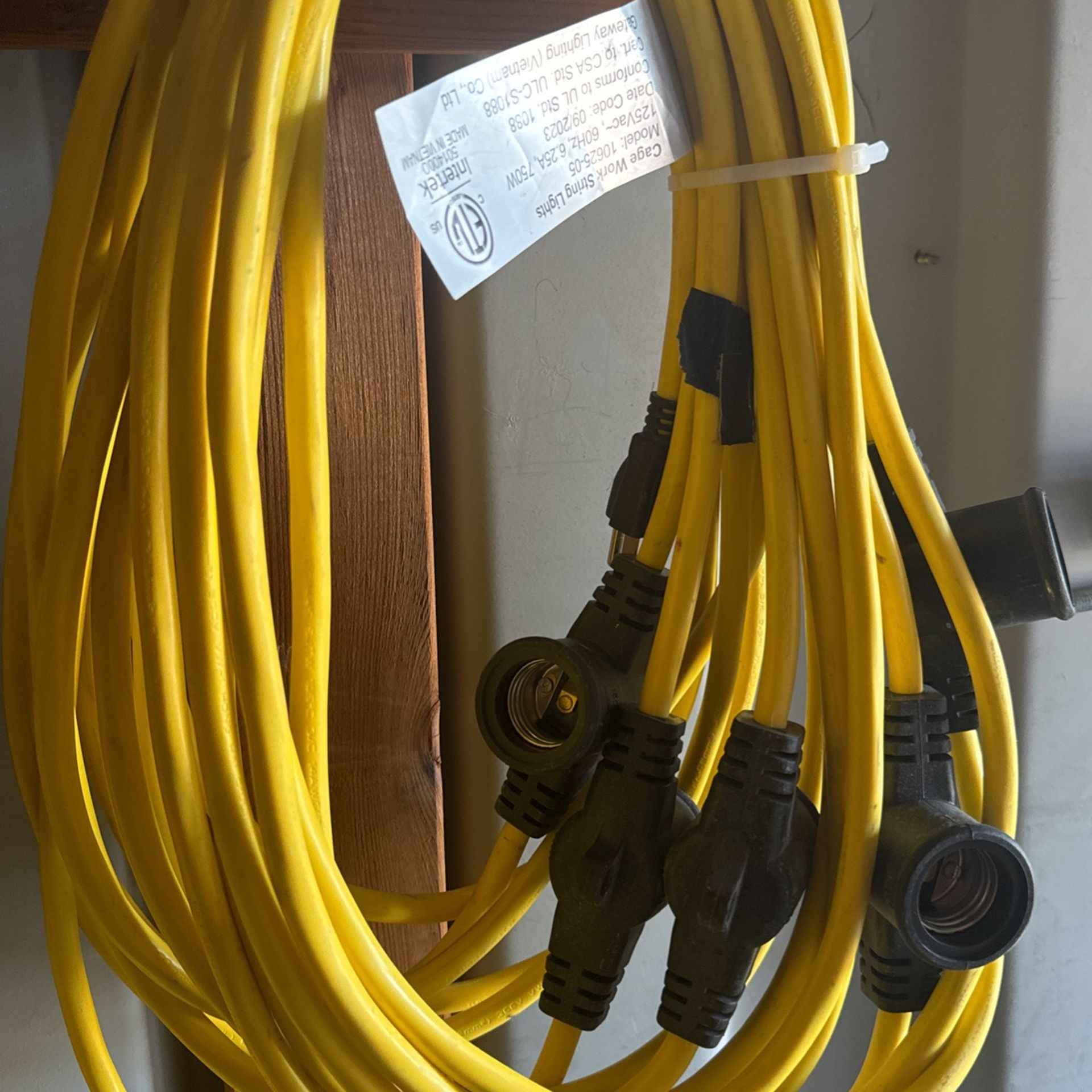 Job Lights 5 - 50’ Sections