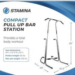 Stamina Power Tower - Dip Bar Pull Up Bar 