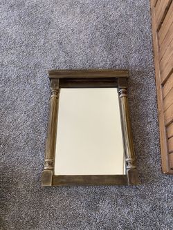 Mirror And Shelf For $20