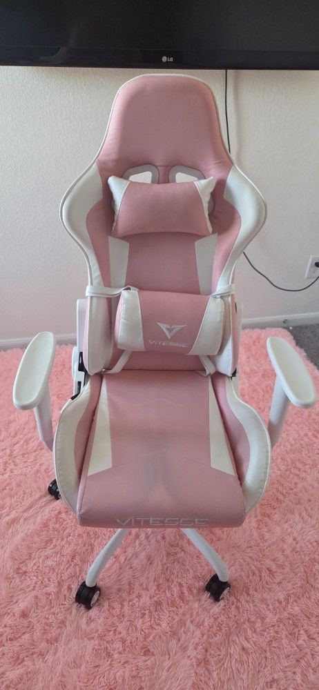 Pink Gaming Chair 