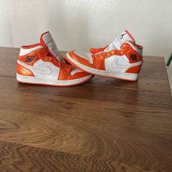 Air Jordan 1’s Mid Metallic Orange 