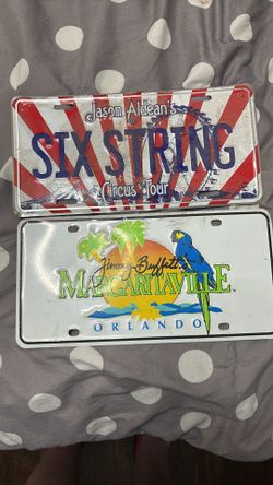 Collectible car license plates