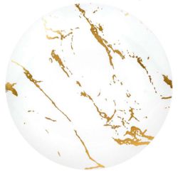 Gold Stroke white salad/dessert plates