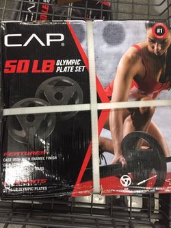 New 50 lb Olympic Plates Set