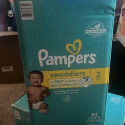 New Box Diapers Pampers size 2