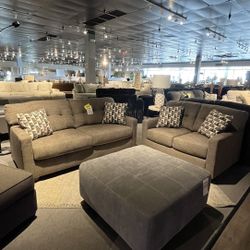 Brown Sofa And Loveseat