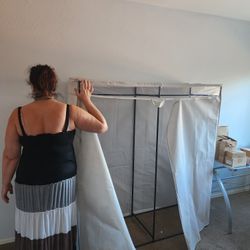 Wardrobe portable closet organizational closet