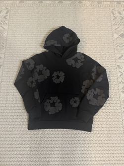 Black denim tears hoodie size S