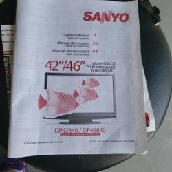 Sanyo 46in 1080p HD TV 
