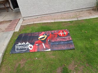 Big Red Cardinals Vinal Sign