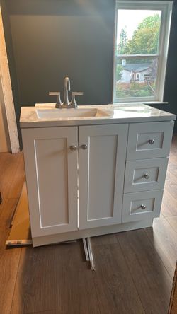 36” bathroom vanity