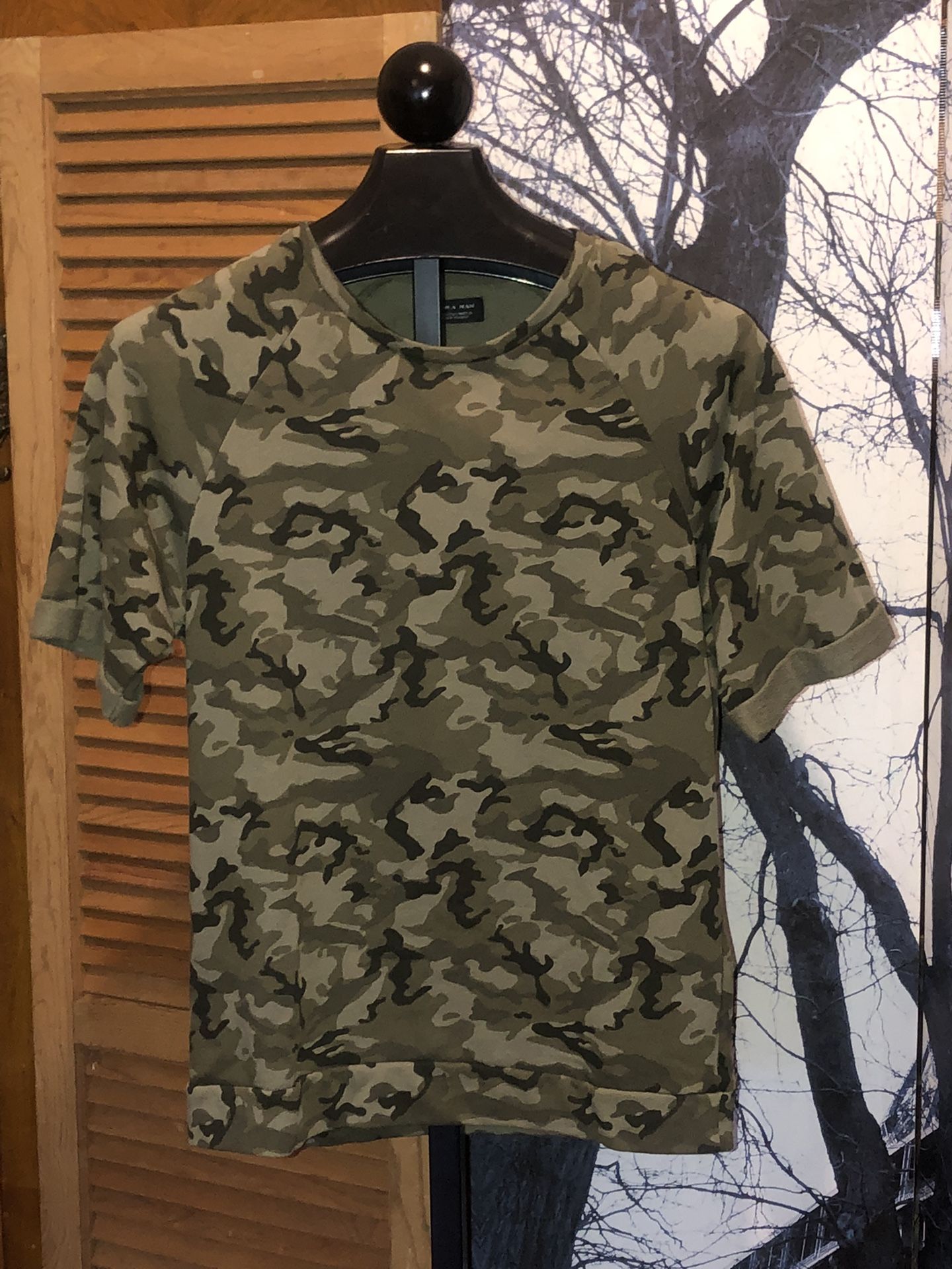 Zara Man Men’s Camo SweatShirt 