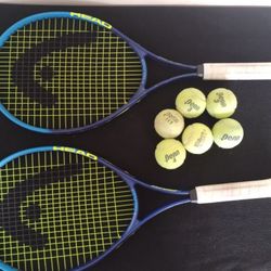 Tennis Rackets + Balls