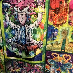 Rick And Marty Blanket