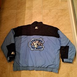 Vintage Starter Jacket Norts Carolina Tar Heels Size M Mesures Ref