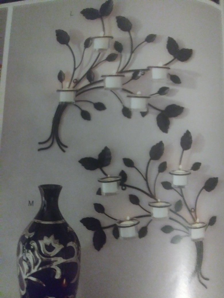 Homeinteriors Decoracion En Cuadros Sconces Y Velas, Todos Con Diferentes Precios.