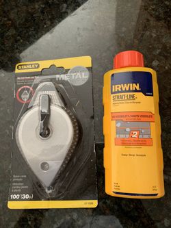 Chalk line and chalk new