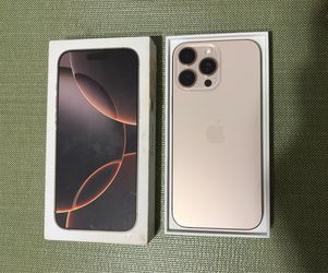 Apple IPhone 16 Pro Max Desert Titanium 256 GB Open Box Unlocked