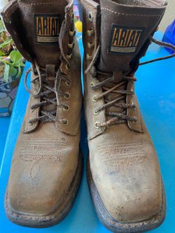 ARIAT MEN'S  LACE-UP WORK BOOTS - STEEL TOE