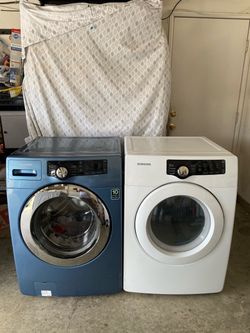Washer and gas dryer