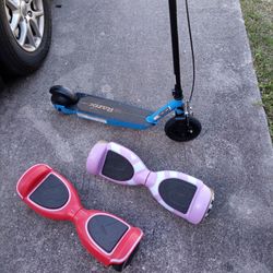 Razor Scooter And Hoverboards Great Shape! 