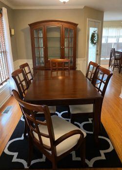 Beautiful  Cherry Dining Set with China Cabinet