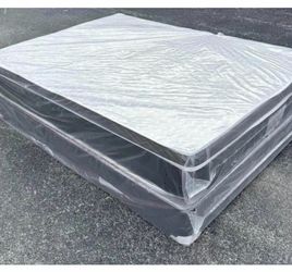 Queen Pillow Top Mattress Set $209 | Brand New