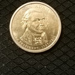John Adams Gold Dollar Coin