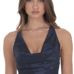 LUCY IN THE SKY HALTER TOP- MEDIUM