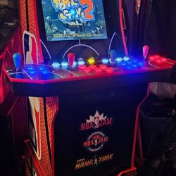 Retro NBA Jam Arcade1up Cabinet With Over 15,000 Video Games 