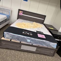🛏️ Modern Wood Platform Bed with Storage Drawers ✨ ON SALE NOW – ONLY $388!! ✨ 