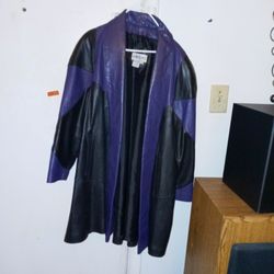 Swing Leather Coat For Sale