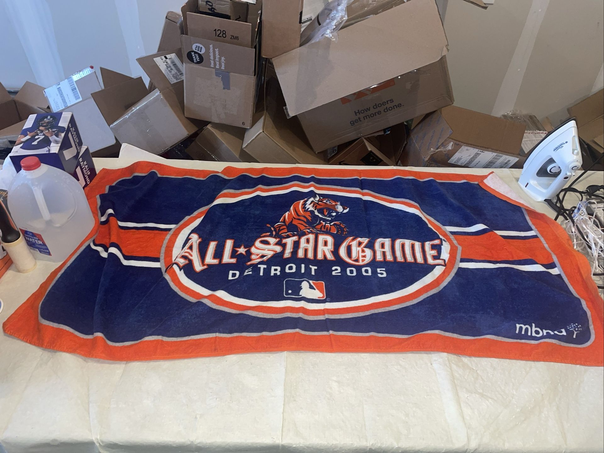 New 2005 MLB All-Star Game Towel Detroit New 28”x 57” All Star Tigers Vintage