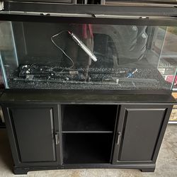 55 Gallon fish/reptile tank & stand