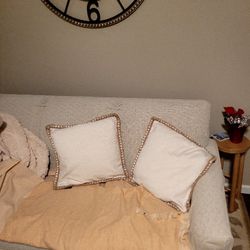 2 Pottery Barn Pillows With Phantoscope Covers