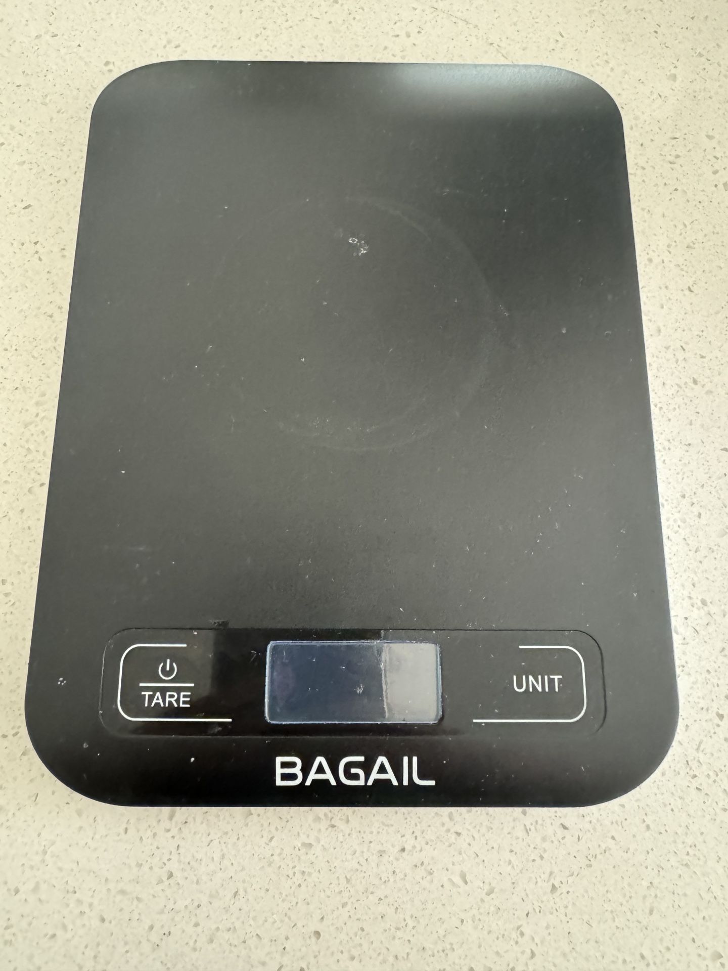 BAGAIL BASICS Digital Kitchen Scale, Premium Food Scales Weight Grams and Oz for Baking and Cooking, 11lb/5kg with 0.1oz/1g Precision White
