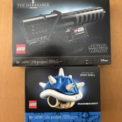 Lego Mario Shell And Star Wars Darksaber GWP