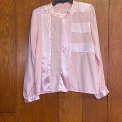 Pink Blouse Size 8/medium