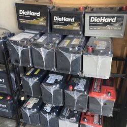Car batteries