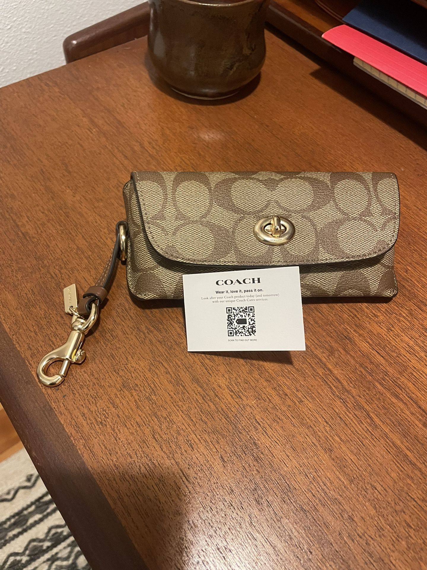 Coach Mini Clutch/Sunglasses Case