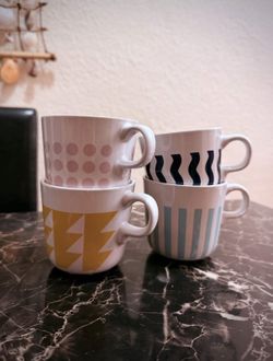 Set of 4 Coffee Mugs