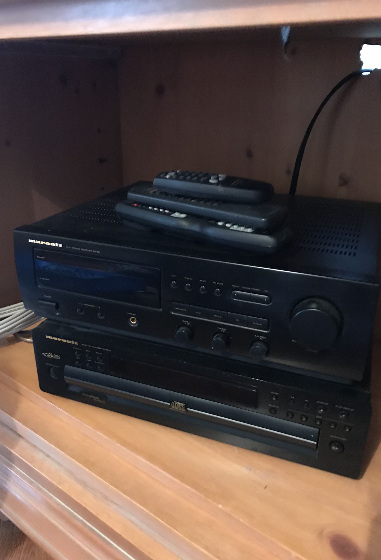 CD changer and receiver