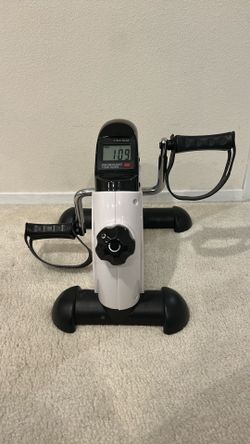 Bike Pedal Exerciser Portable Foot Cycle Arm & Leg Peddler Machine with LCD Screen Displays